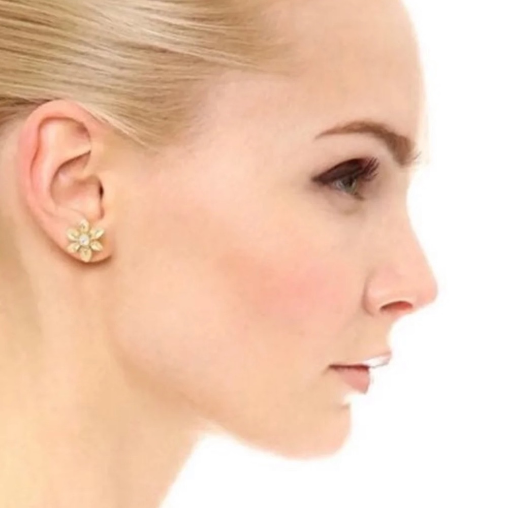 $68 Kate Spade lovely lilies Earrings in gold lovely lilies - Picture 2 of 5
